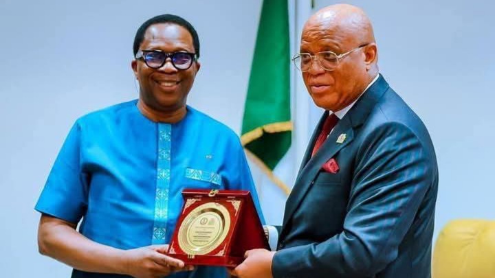 Governor Eno Receives MTN Delegation