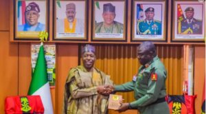 Zulum Meets Security Chiefs In Abuja