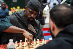 Nigerian chess master Tunde Onakoya