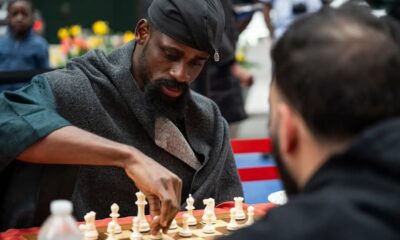 Nigerian chess master Tunde Onakoya