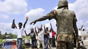 Security Checkpoints Along Onitsha