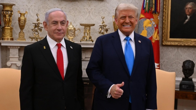 Israel PM Netanyahu Visits Trump