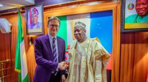 Ganduje Hosts British High Commissioner Richard Montgomery