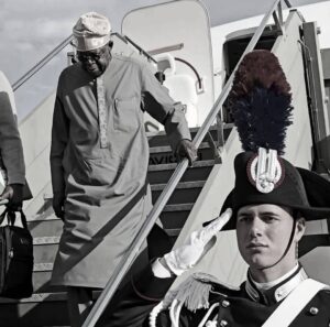 Tinubu Arrives In Rome