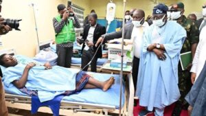 President Tinubu Visits Hospitalised Victims Of Benue Attack