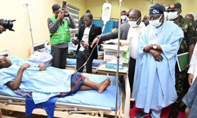 President Tinubu Visits Hospitalised Victims Of Benue Attack