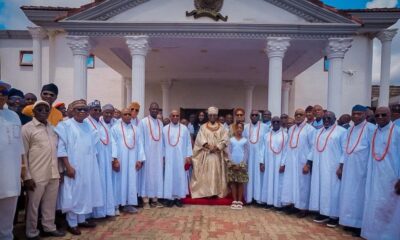APC Governors Forum Pay Homage To Oba Of Benin