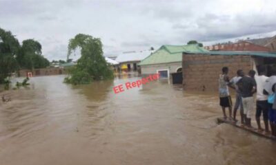 Flood Destroys 8 Buildings