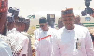 VP Shettima Arrives Maiduguri