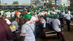 Protesters Assembling Amid Heavy Police Presence In Lagos