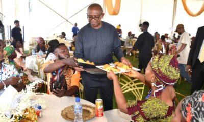 Peter Obi Responds To Viral Video Of Him Serving Food