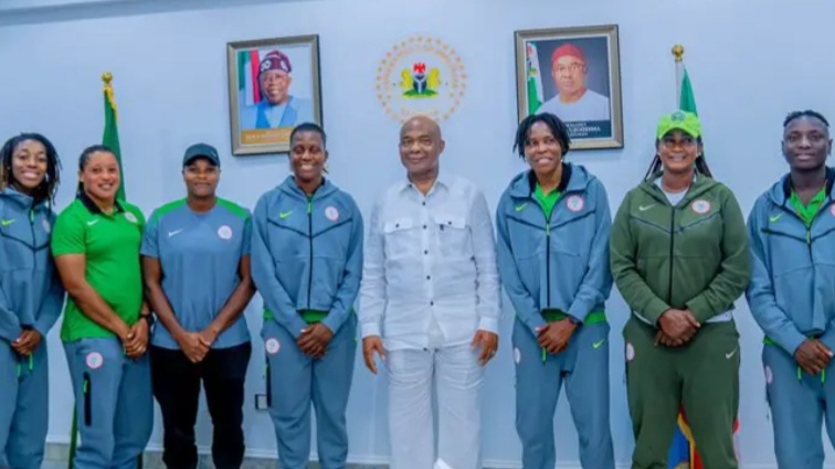 Uzodimma Rewards Imo Super Falcons Players With N30m, Plot Of Land Each