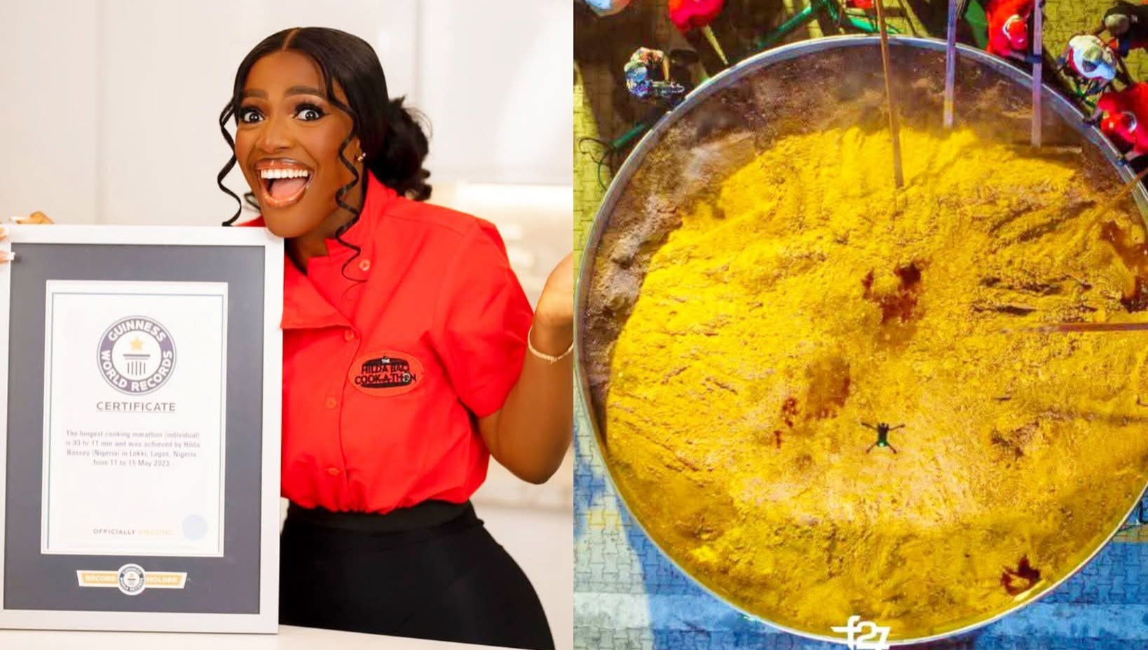 Hilda’s Jollof Pot Nearly Fell Apart While Being Weighed