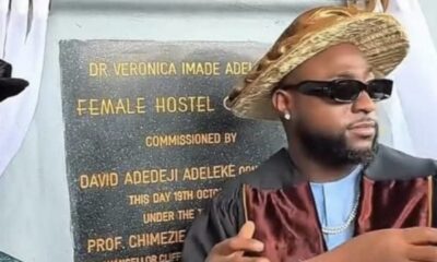Davido Unveils Abia University Female Hostel