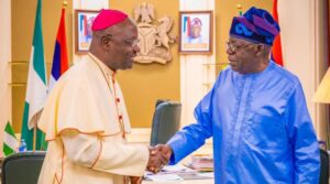 President Tinubu Meets Archbishop Of Abuja Ignatius Kaigama