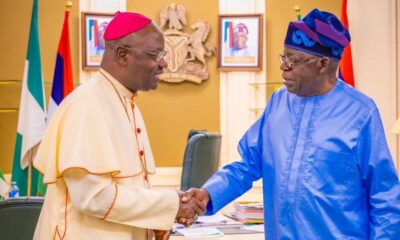 President Tinubu Meets Archbishop Of Abuja Ignatius Kaigama