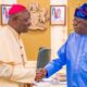 President Tinubu Meets Archbishop Of Abuja Ignatius Kaigama