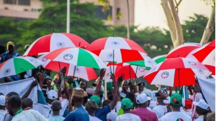 All PDP Members Troop To Venue As Two-Day Ibadan Convention Begins All PDP members troop to venue as two-day Ibadan convention begins. By Laolu Elijah, Ibadan