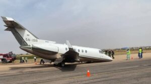 Private Jet Crash-Lands At Kano Airport