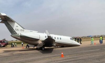 Private Jet Crash-Lands At Kano Airport