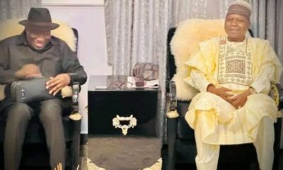 Kabiru Turaki-led PDP NWC Meets Goodluck Jonathan In Abuja