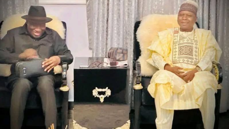 Kabiru Turaki-led PDP NWC Meets Goodluck Jonathan In Abuja