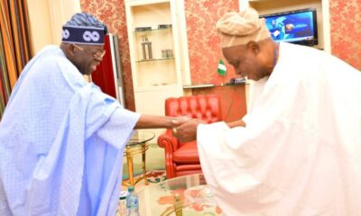 President Tinubu Receives Rashidi Ladoja