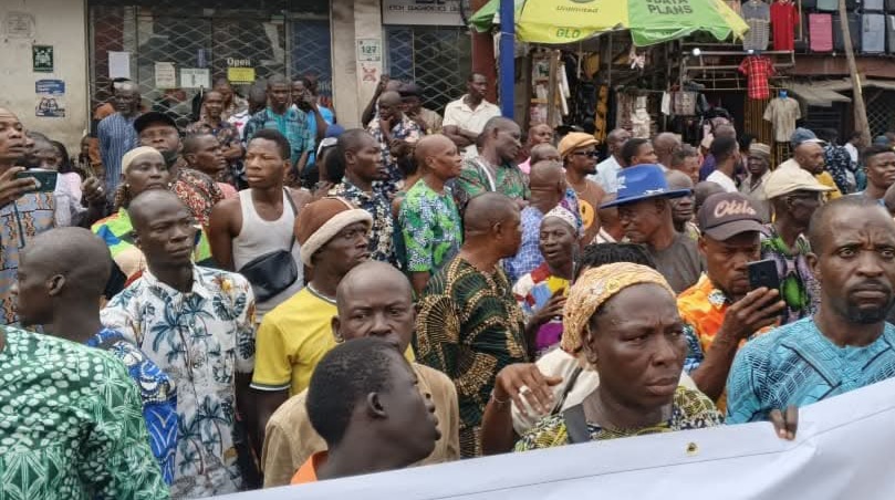 Residents Protest Abductions