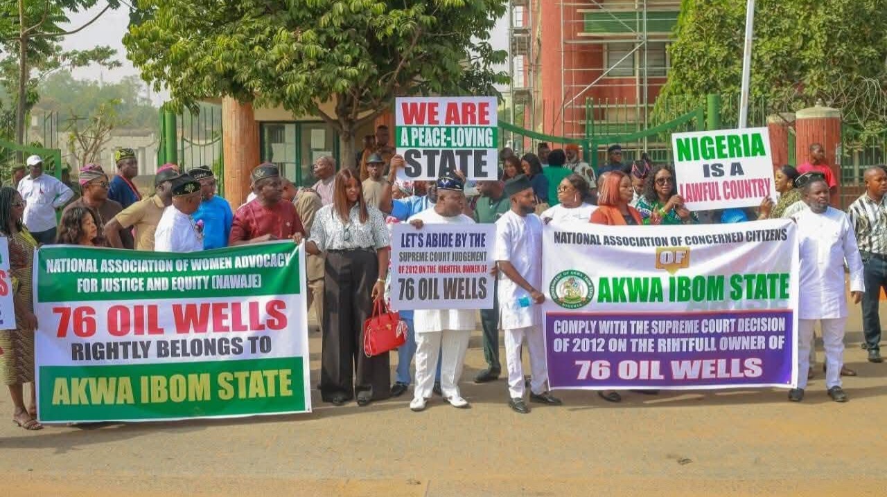 Akwa Ibom Indigenes Protest RMAFC Meeting
