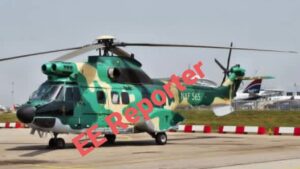 NAF Super Puma Helicopter