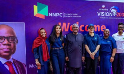 NNPC Management Visits Dangote Refinery