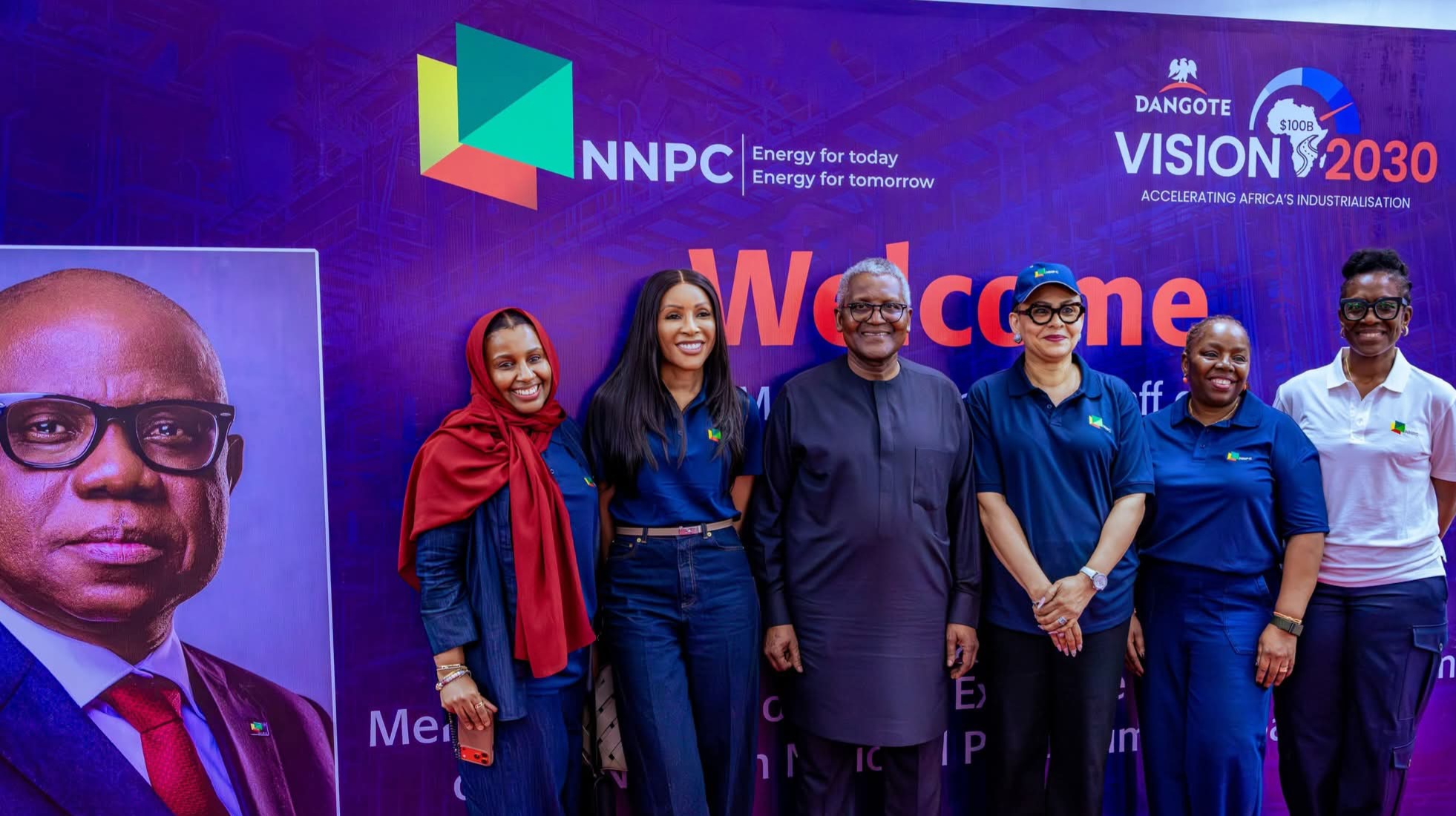 NNPC Management Visits Dangote Refinery