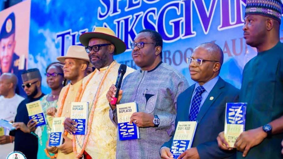 CAS Kelvin Aneke Congratulates Air Vice Marshal Eyekosi On Book Launch