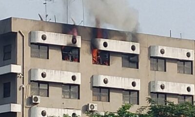Fire Guts Section Of Federal Secretariat