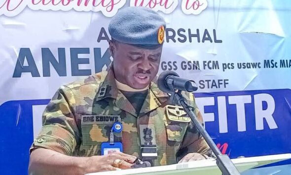 Fansan Yamma troops. The Chief of the Air Staff (CAS), Air Marshal Sunday Kelvin Aneke, has reaffirmed the Nigerian Air Force’s unwavering