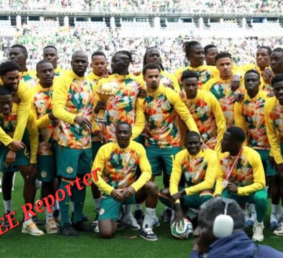 Senegal Parade Disputed AFCON Troph