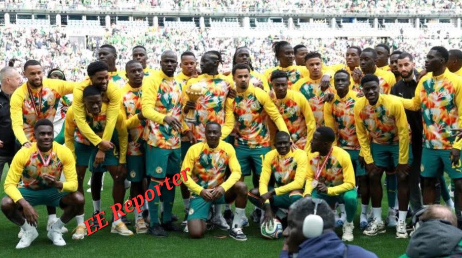 Senegal Parade Disputed AFCON Troph