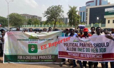 Youths Stages Pro-INEC March In Abuja
