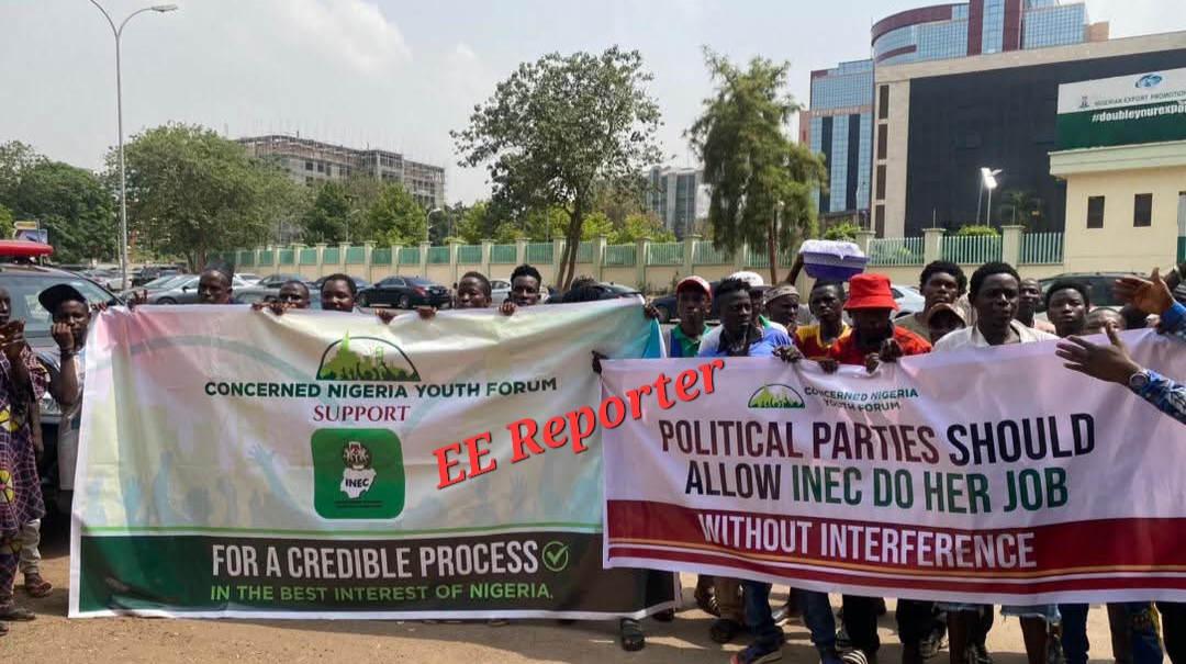 Youths Stages Pro-INEC March In Abuja