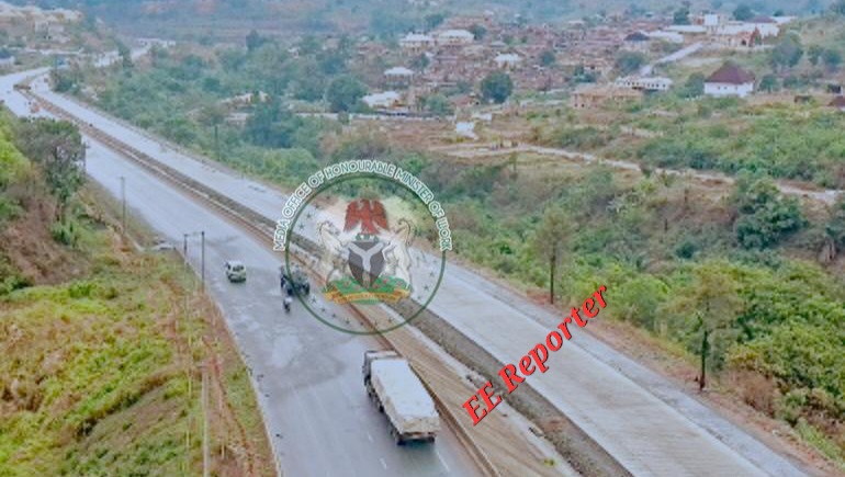 Umahi Opens Section Of Enugu-Onitsha Expressway